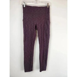 Lululemon Invigorate High Rise Tight Crop Purple Size 6.